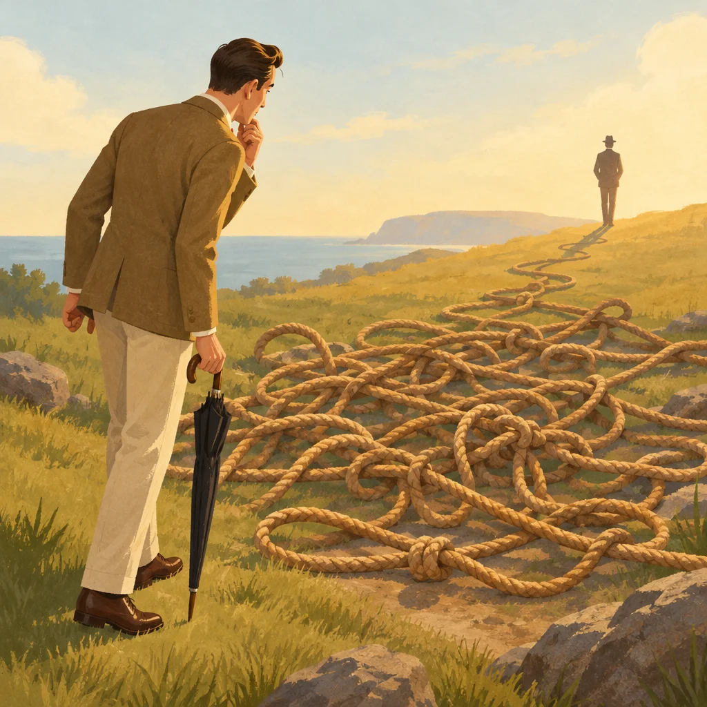 Illustrated key ideas from The Code of the Woosters