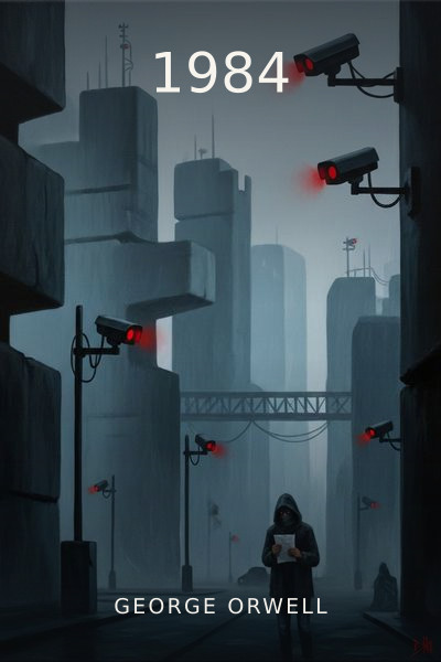 1984 by George Orwell — book cover
