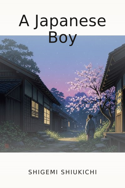 A Japanese Boy by Shigemi Shiukichi — book cover