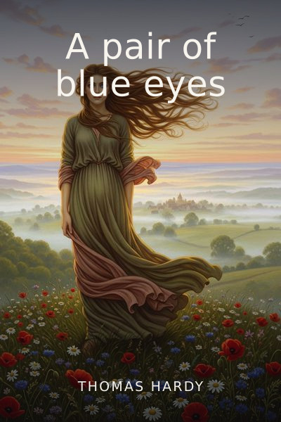 A pair of blue eyes cover