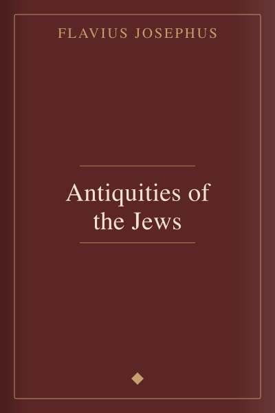 Antiquities of the Jews by Flavius Josephus — book cover