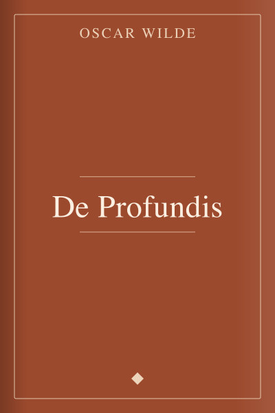 De Profundis cover