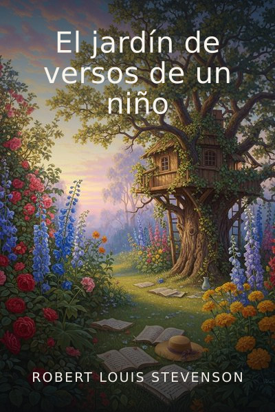 Portada de El jardín de versos de un niño