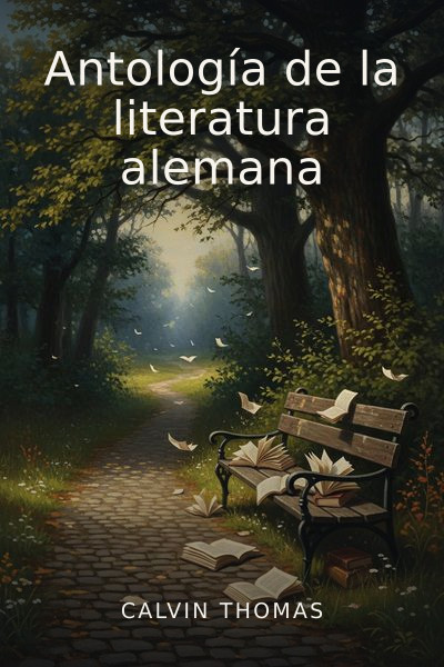 Antología de la literatura alemana by Calvin Thomas — book cover