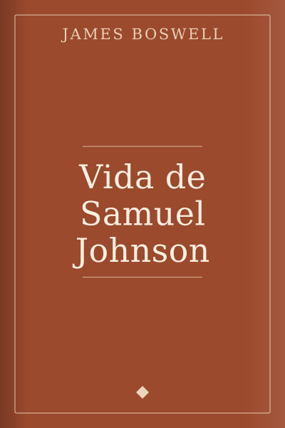 Vida de Samuel Johnson by James Boswell — book cover