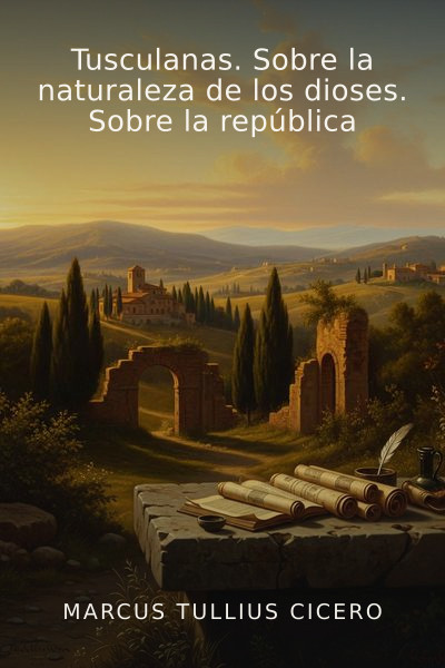 Tusculanas. Sobre la naturaleza de los dioses. Sobre la república by Marcus Tullius Cicero — book cover