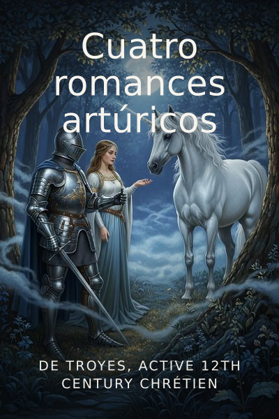 Cuatro romances artúricos by de Troyes, active 12th century Chrétien — book cover