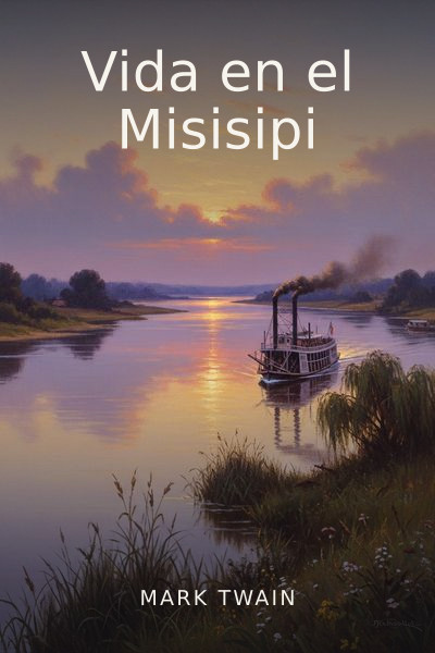 Vida en el Misisipi by Mark Twain — book cover