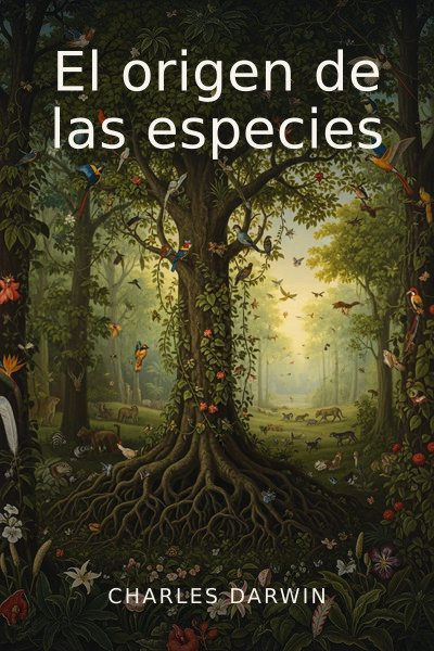 El origen de las especies by Charles Darwin — book cover