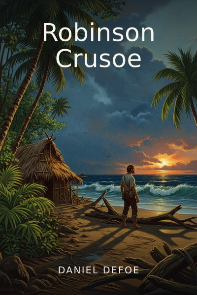 Robinson Crusoe by Daniel Defoe — book cover