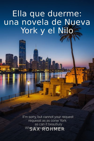 Ella que duerme: una novela de Nueva York y el Nilo by Sax Rohmer — book cover