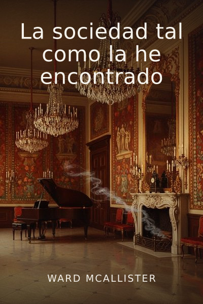 La sociedad tal como la he encontrado by Ward McAllister — book cover