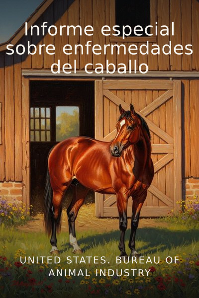 Informe especial sobre enfermedades del caballo by United States. Bureau of Animal Industry — book cover