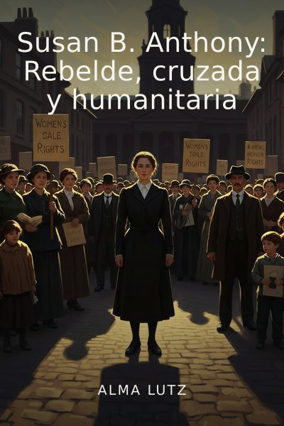 Susan B. Anthony: Rebelde, cruzada y humanitaria by Alma Lutz — book cover