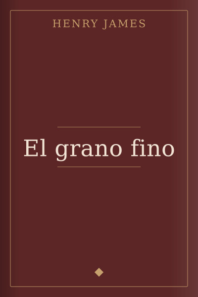 Portada de El grano fino