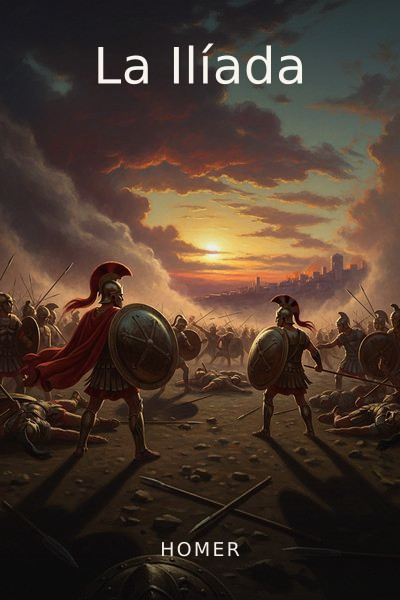La Ilíada by Homer — book cover