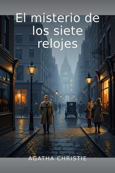 Portada de El misterio de los siete relojes