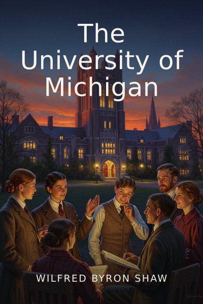 The University of Michigan by Wilfred Byron Shaw — book cover