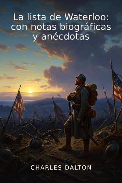 La lista de Waterloo: con notas biográficas y anécdotas by Charles Dalton — book cover