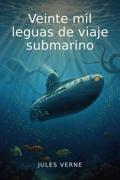 Portada de Veinte mil leguas de viaje submarino