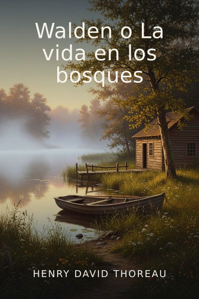 Walden o La vida en los bosques by Henry David Thoreau — book cover