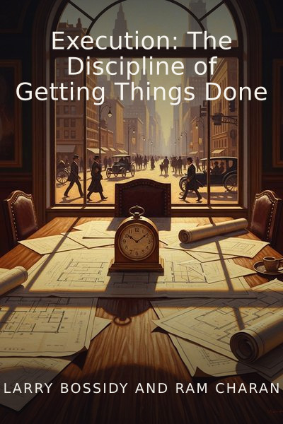 Execution: The Discipline of Getting Things Done by Larry Bossidy and Ram Charan — book cover
