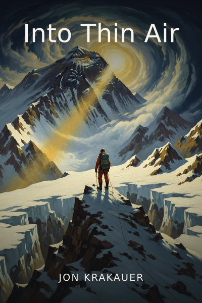 Into Thin Air by Jon Krakauer — book cover
