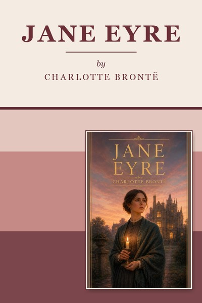 Jane Eyre by Charlotte Brontë — book cover