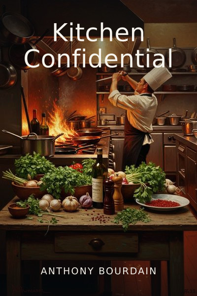 Kitchen Confidential by Anthony Bourdain — book cover