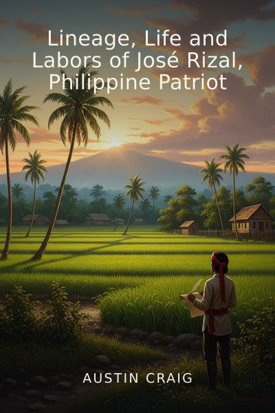 Lineage, Life and Labors of José Rizal, Philippine Patriot by Austin Craig — book cover