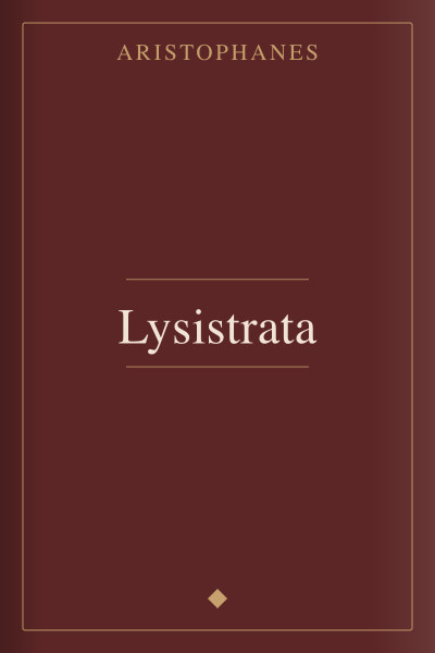 Lysistrata by Aristophanes — book cover