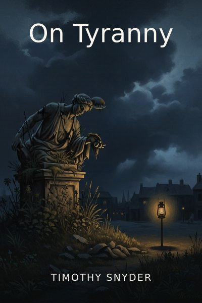 On Tyranny by Timothy Snyder — book cover