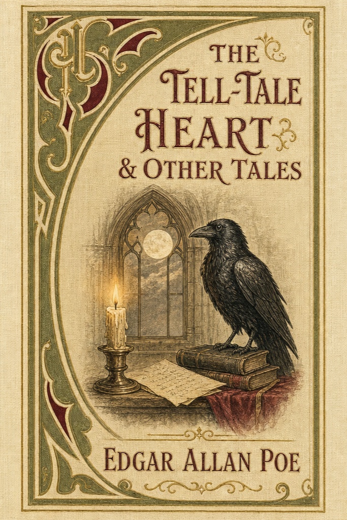 The Tell-Tale Heart and Other Tales by Edgar Allan Poe — book cover