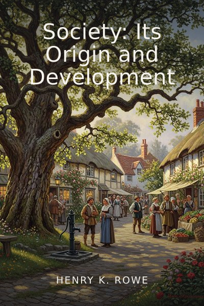 Society: Its Origin and Development by Henry K. Rowe — book cover