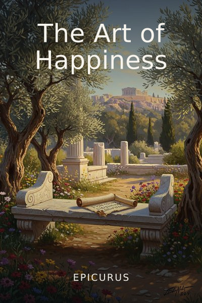 The Art of Happiness by Epicurus — book cover