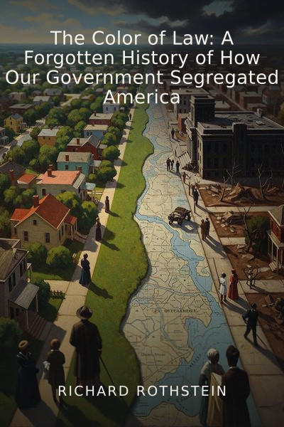 The Color of Law: A Forgotten History of How Our Government Segregated America by Richard Rothstein — book cover