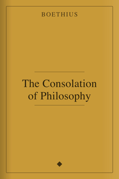 The Consolation of Philosophy by Boethius — book cover