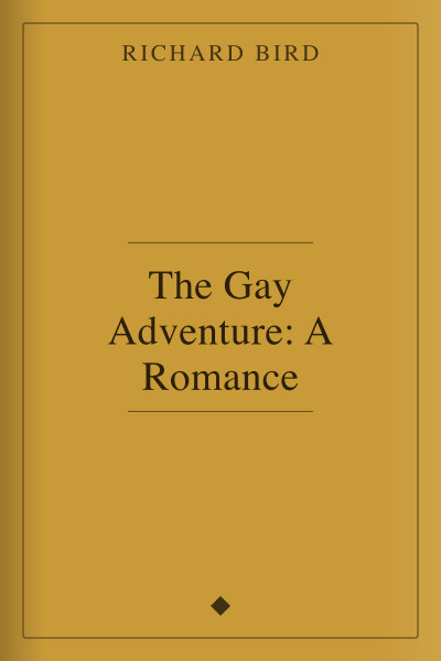 The Gay Adventure: A Romance by Richard Bird — book cover