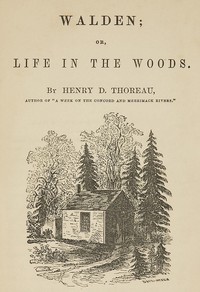 Walden by Henry David Thoreau — book cover