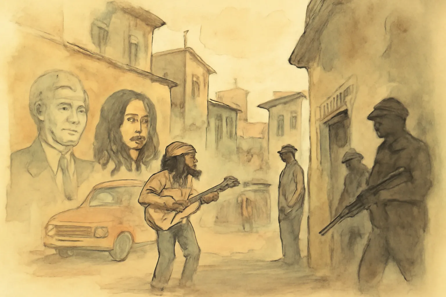 Illustration for A Brief History of Seven Killings