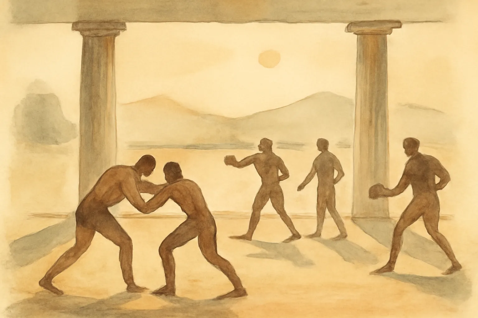 Ilustración de A guide to the history of physical education