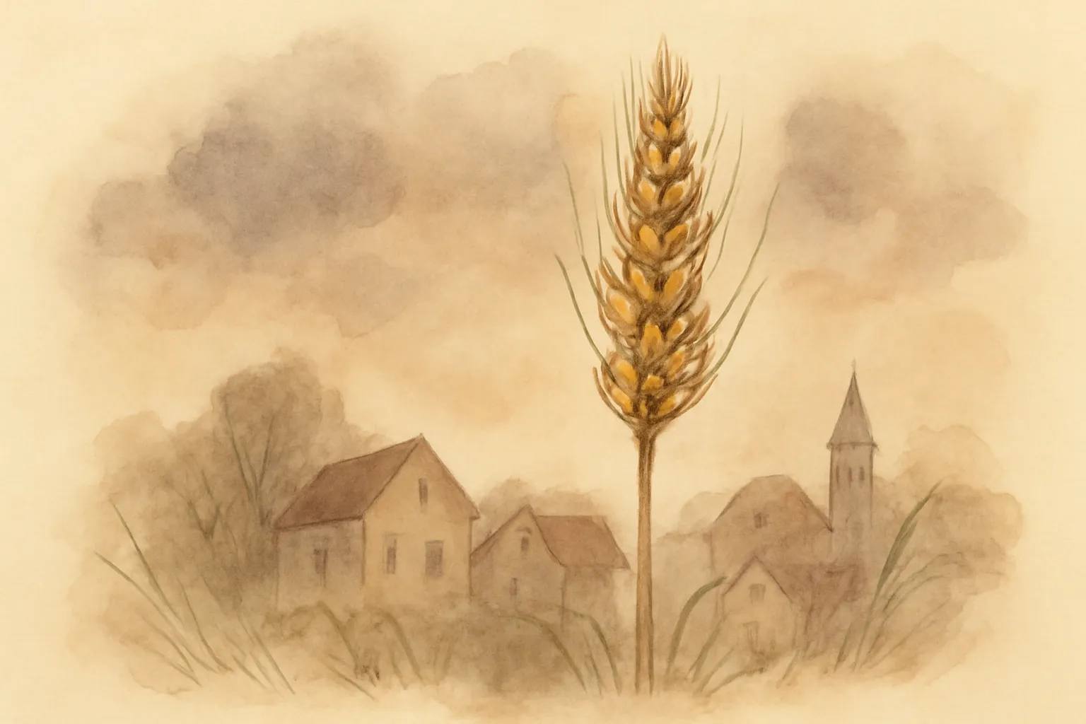 Illustration from A Sheaf of Corn