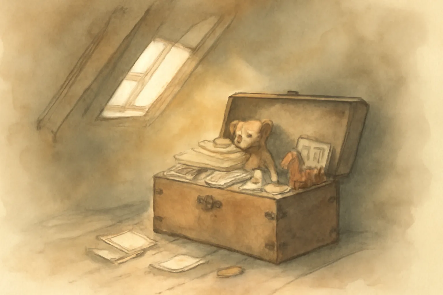 Ilustración de Un niño y otros