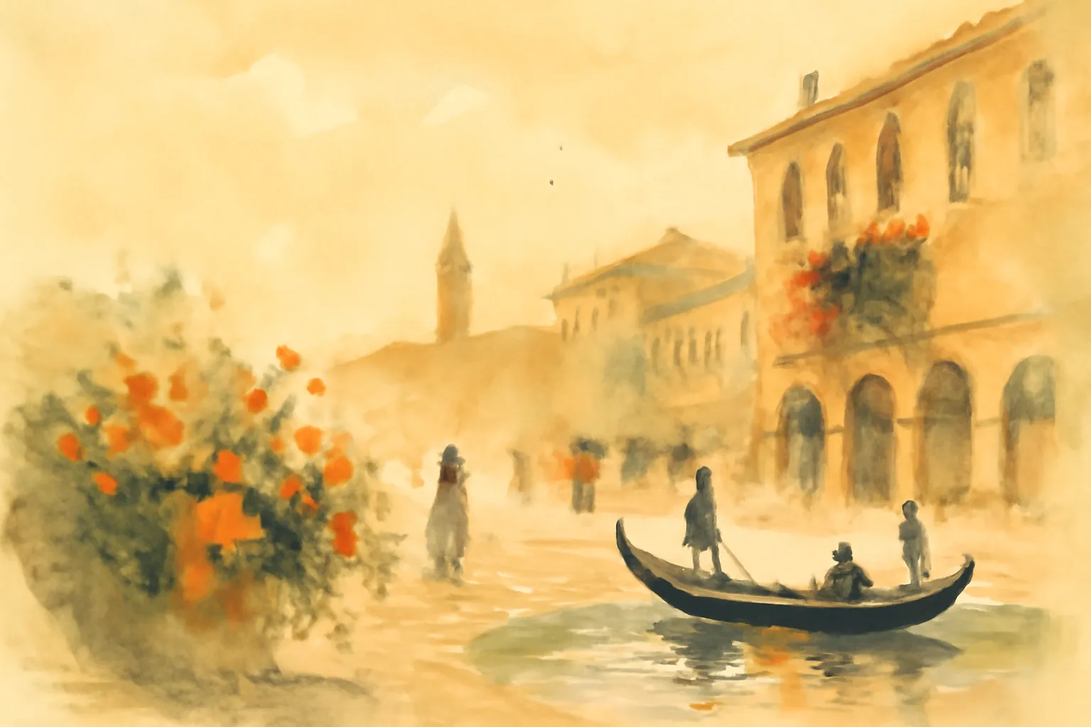 Ilustración de Un junio veneciano