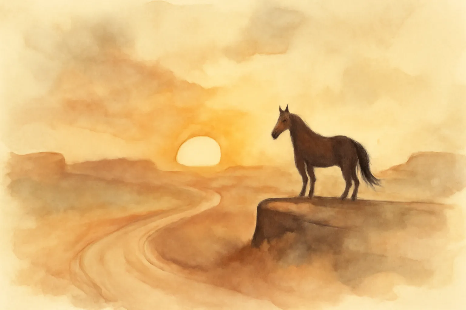 Ilustración de Across the Mesa
