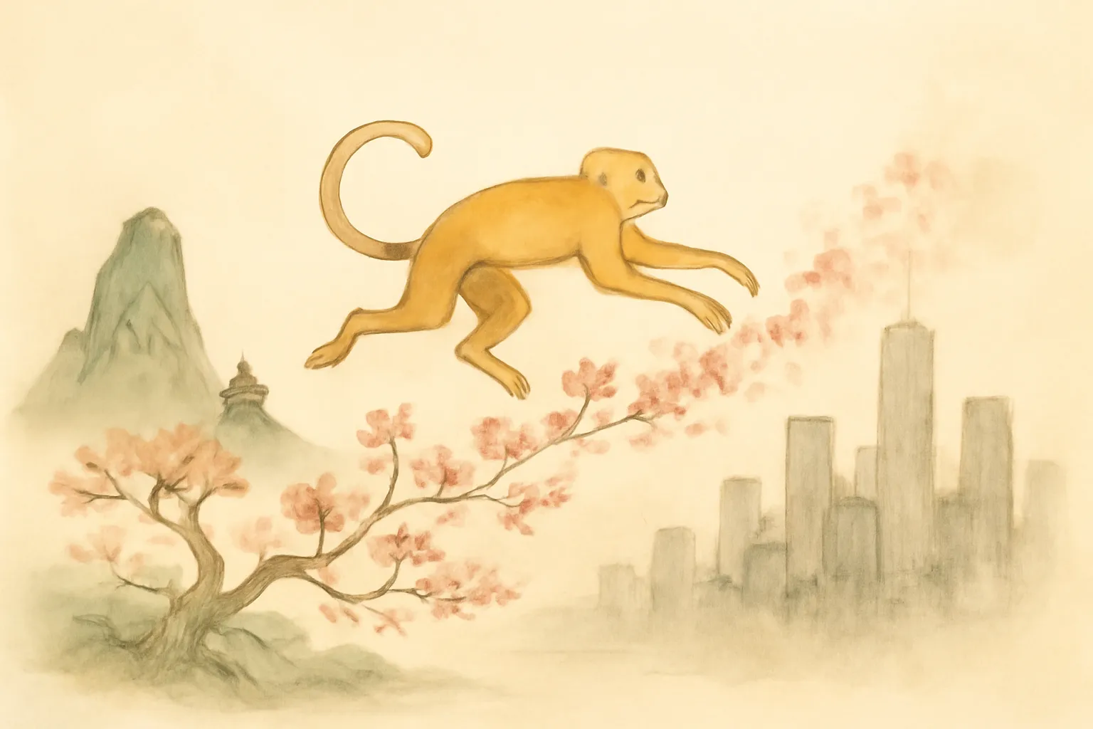 Illustration for American Born Chinese