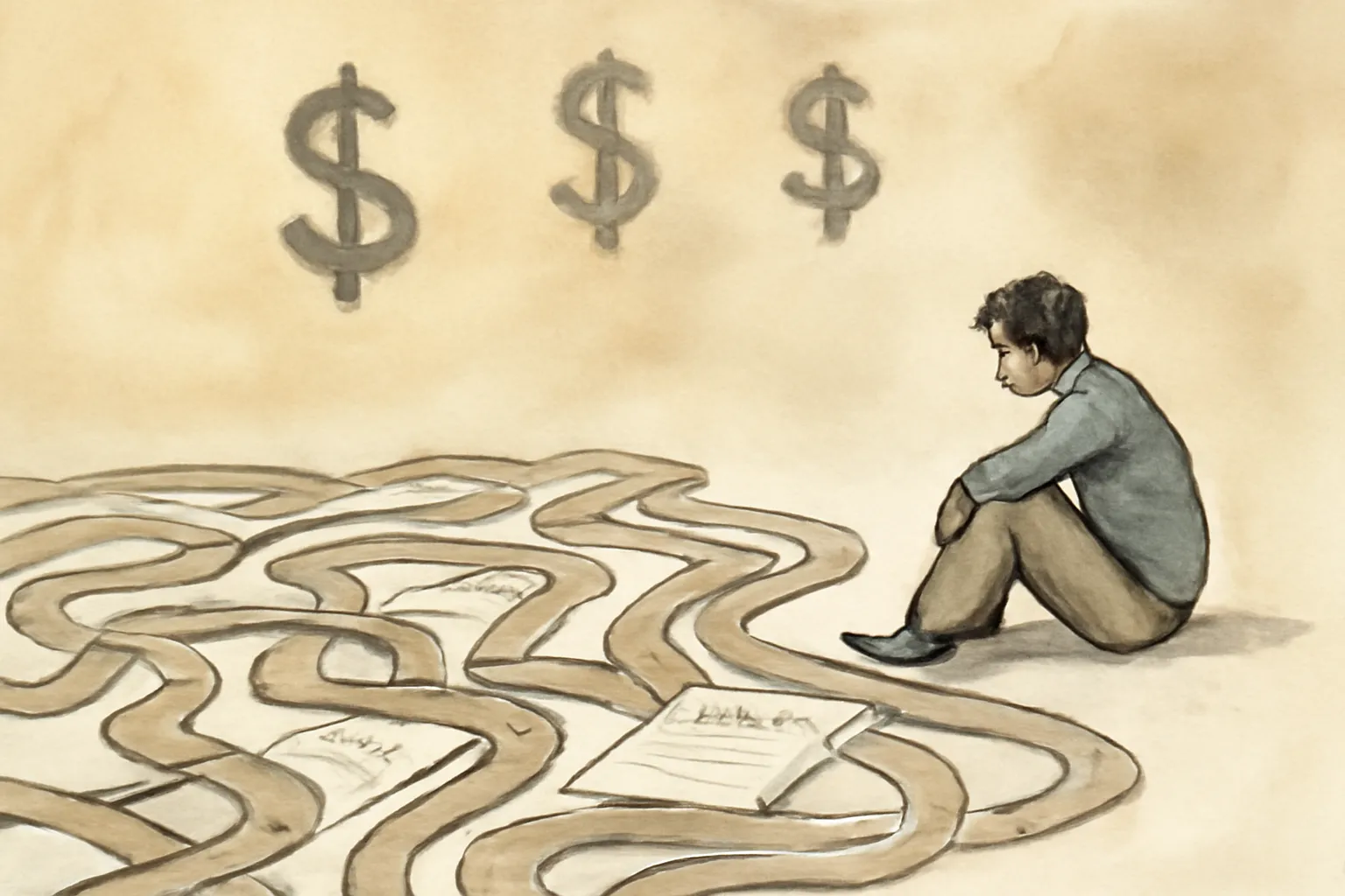 Illustration for An American Sickness