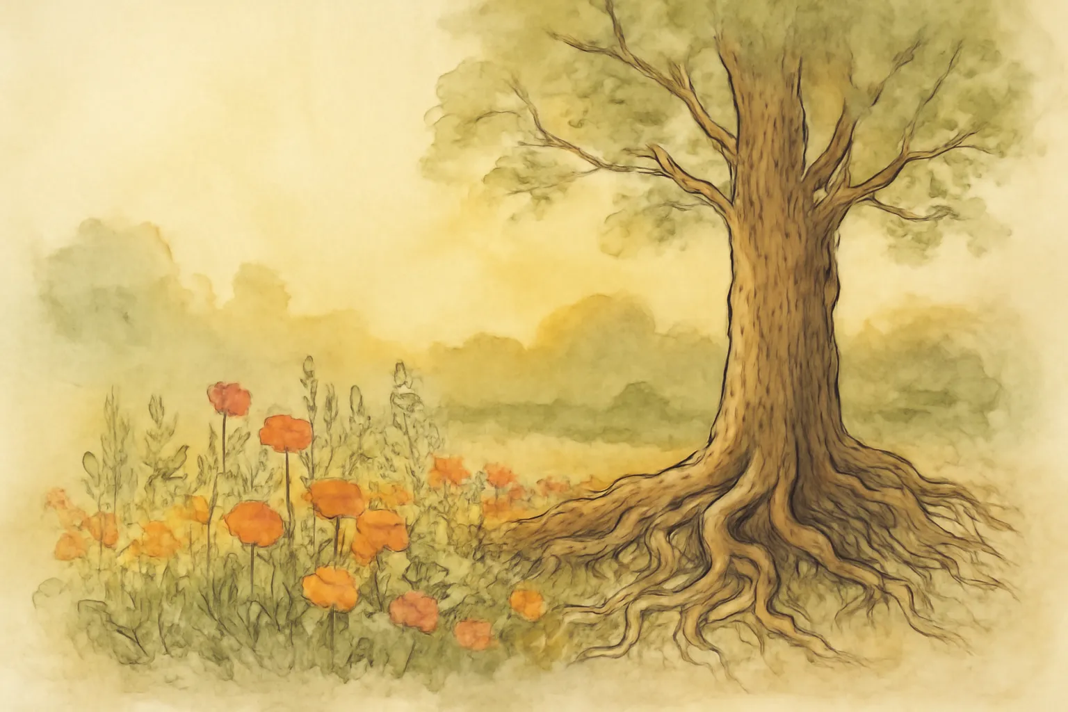 Ilustración de Antony Gray, jardinero