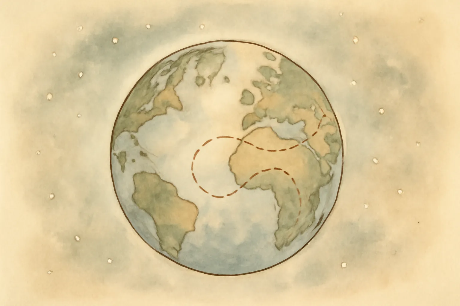 Ilustración de La vuelta al mundo en ochenta días