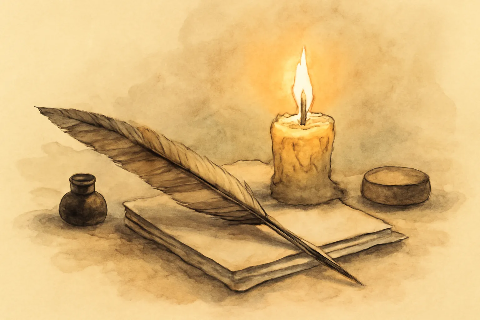 Ilustración de La autobiografía de Benjamín Franklin